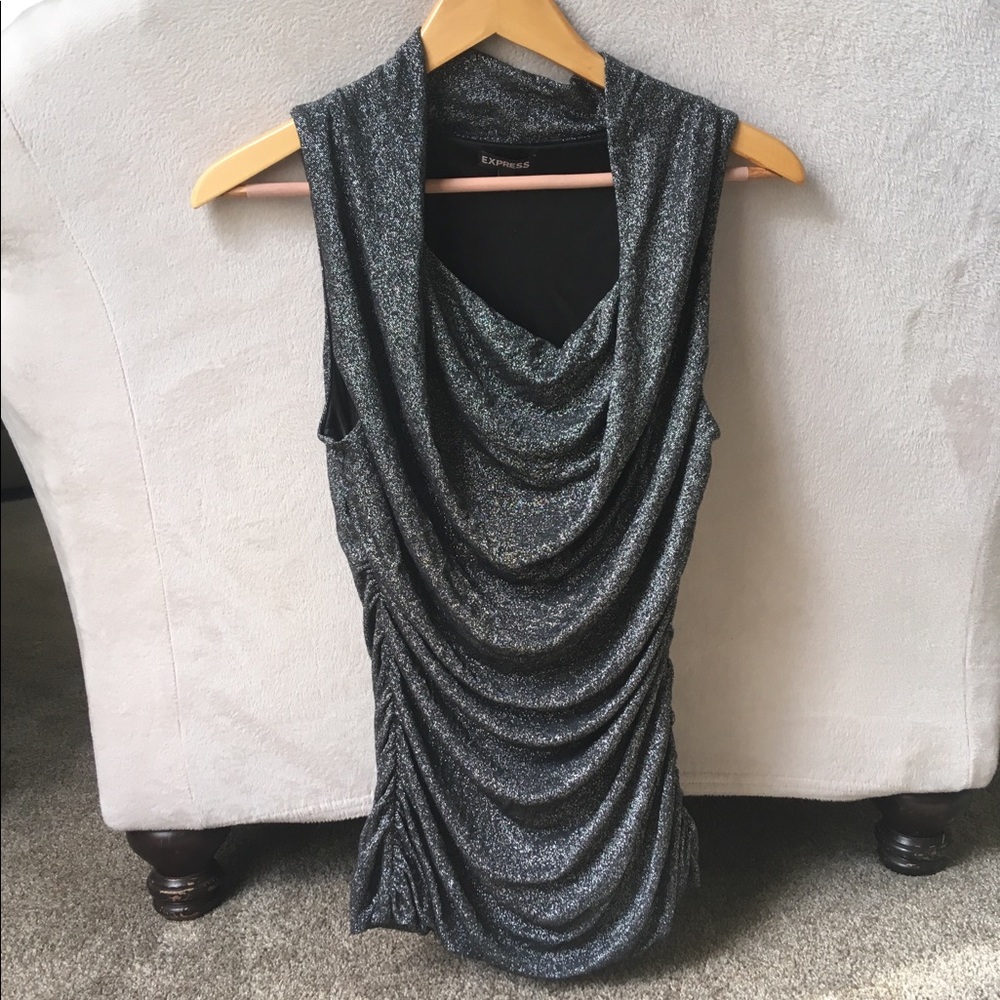 Double side ruched elegant Express Top